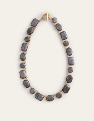 Black Women's Boden Chunky Semi-precious Necklace | 78260TVIY