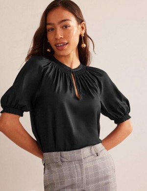 Black Women's Boden Stella Tops | 65120NIUL