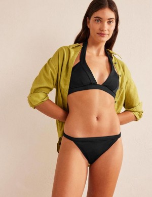 Black Women's Boden Tanga Bikini Bottoms | 82314IFXJ