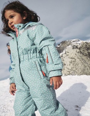 Blue Kids' Boden Ski All-in-one Bodysuit | 84659KETP