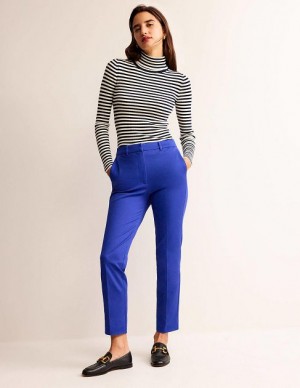 Blue Women's Boden Highgate Bi-stretch Pants | 52478DNYG