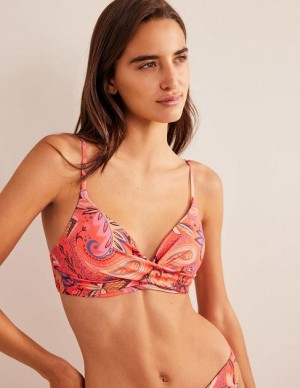 Coral Women's Boden Capri Cup-size Bikini Tops | 43620XYGQ