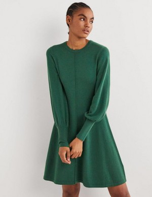 Green Women's Boden Fit & Flare Dress | 76801MDKH