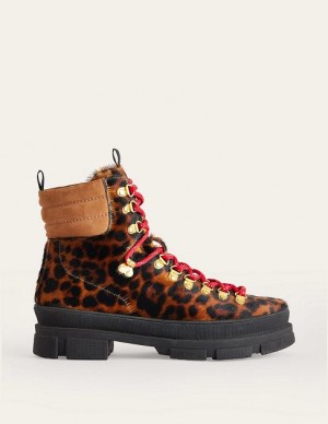 Leopard Women's Boden Lace-up Hiker Hiking Boots | 85039VLEO