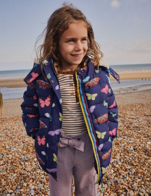 Navy Kids' Boden 2-in-1 Padded Coats | 24786WUOL