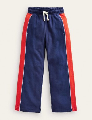 Navy Kids' Boden Straight Leg Joggers | 58341SNZV