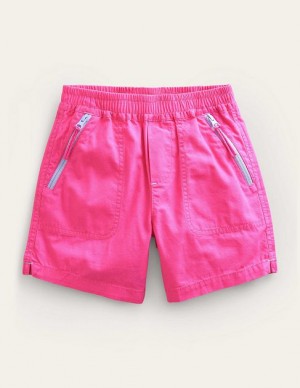 Pink Kids' Boden Ripstop Active Short Tops | 50682HQGF