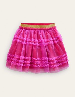 Pink Kids' Boden Tulle Party Skirts | 81639VATY