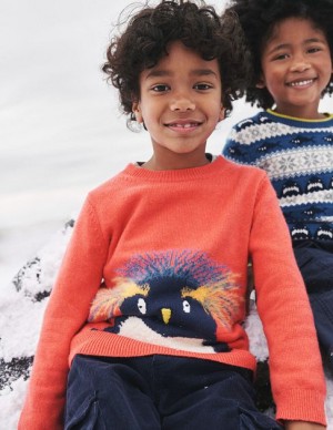 Red Kids' Boden Fun Cosy Sweaters | 18329BZYV