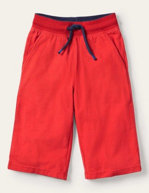 Red Kids' Boden Jersey Baggies Shorts | 15708HZOJ