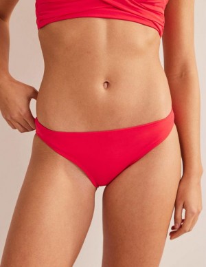 Red Women's Boden Classic Bikini Bottoms | 19562KVOW