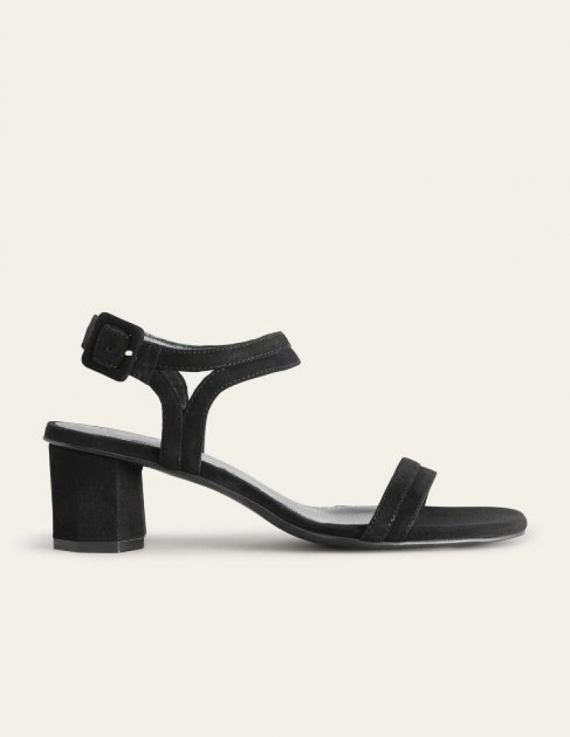 Black Women\'s Boden Block Heeled Sandals | 20873FEHY