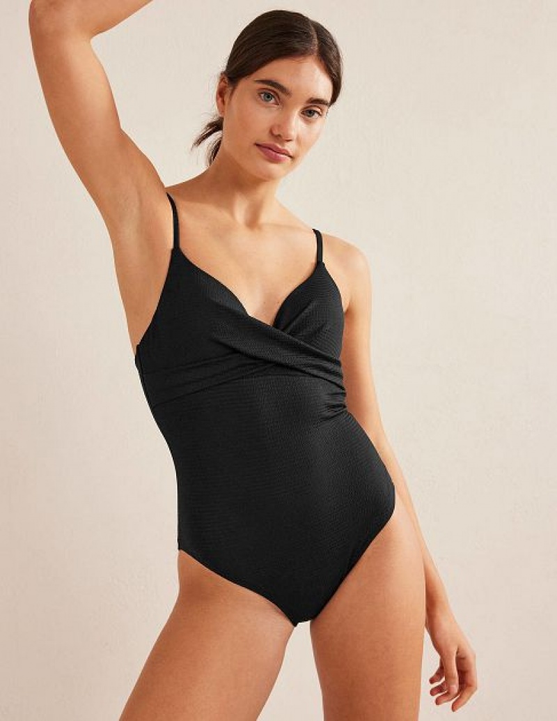 Black Women\'s Boden Capri Cup-size Swimsuits | 02958NBSY