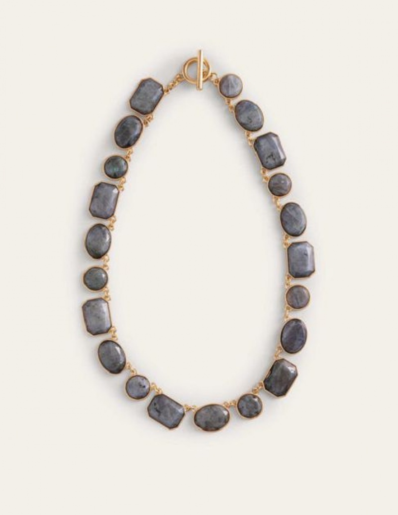 Black Women's Boden Chunky Semi-precious Necklace | 78260TVIY