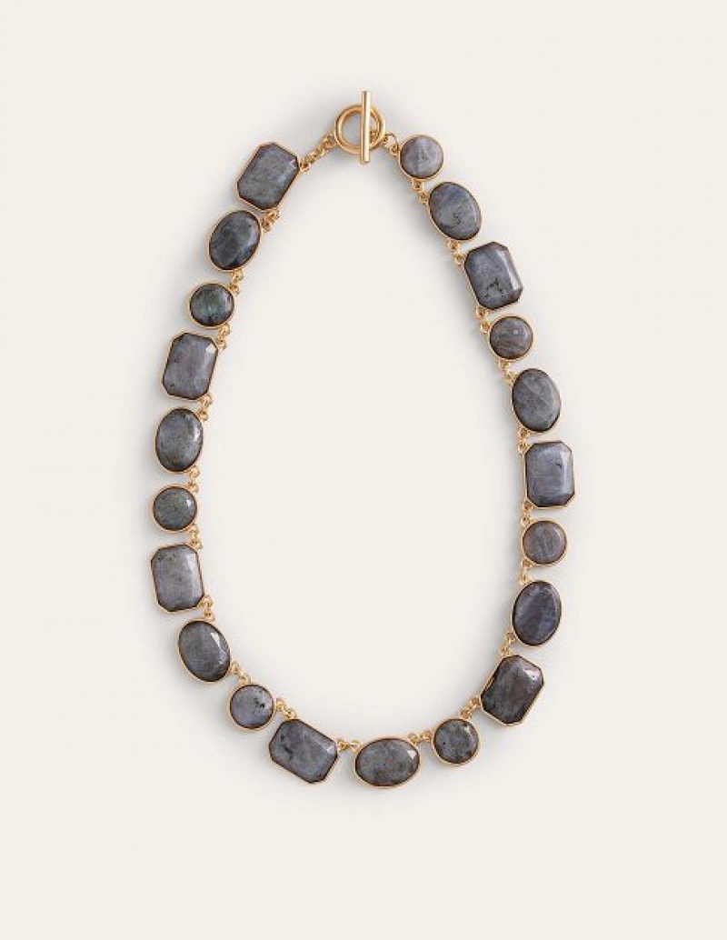 Black Women\'s Boden Chunky Semi-precious Necklace | 78260TVIY