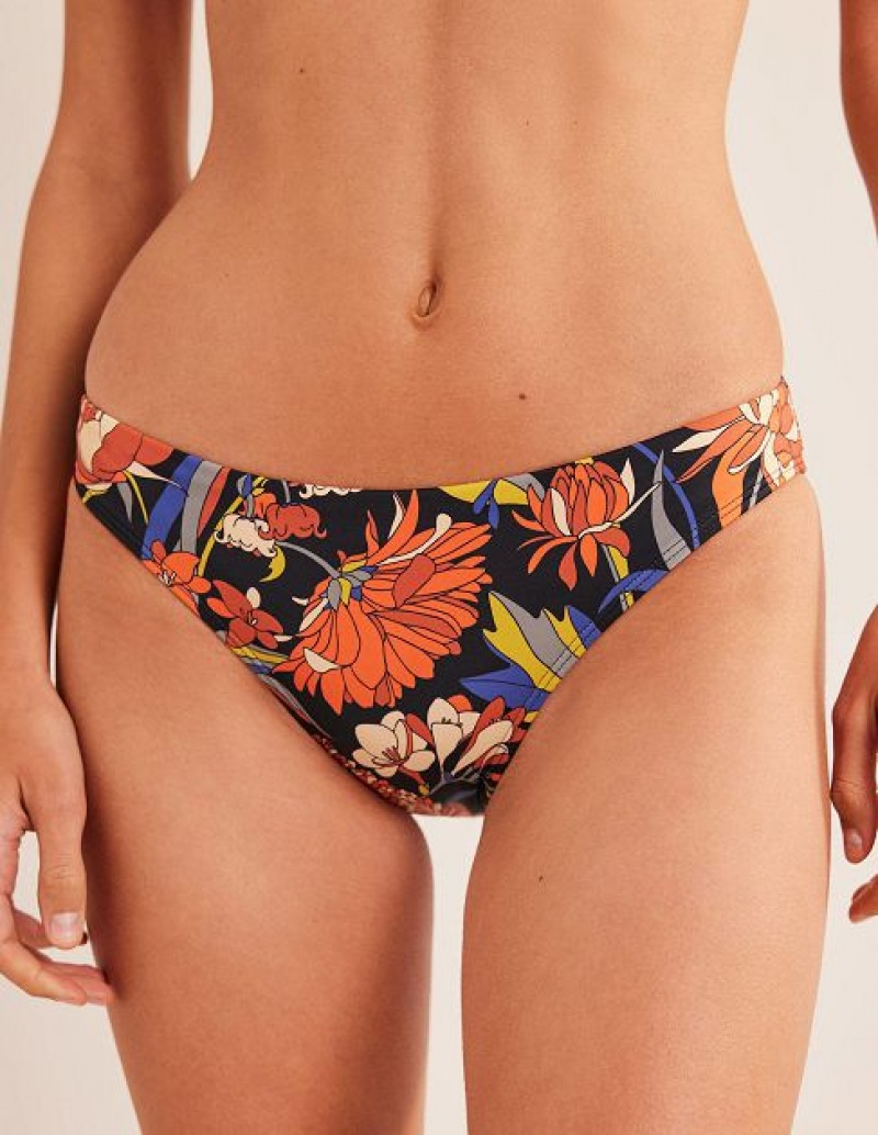 Black Women's Boden Classic Bikini Bottoms | 61472RIQE