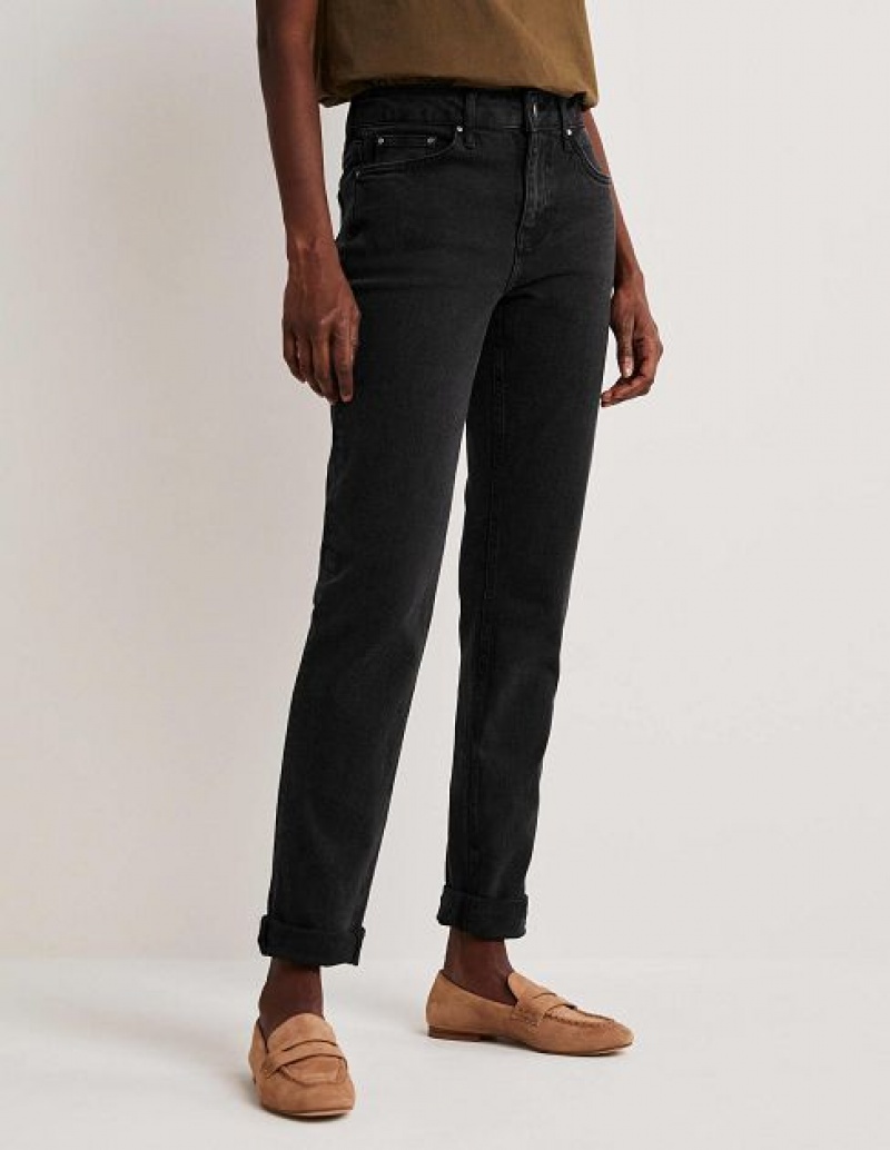 Black Women's Boden Girlfriend Jeans | 45218USXW