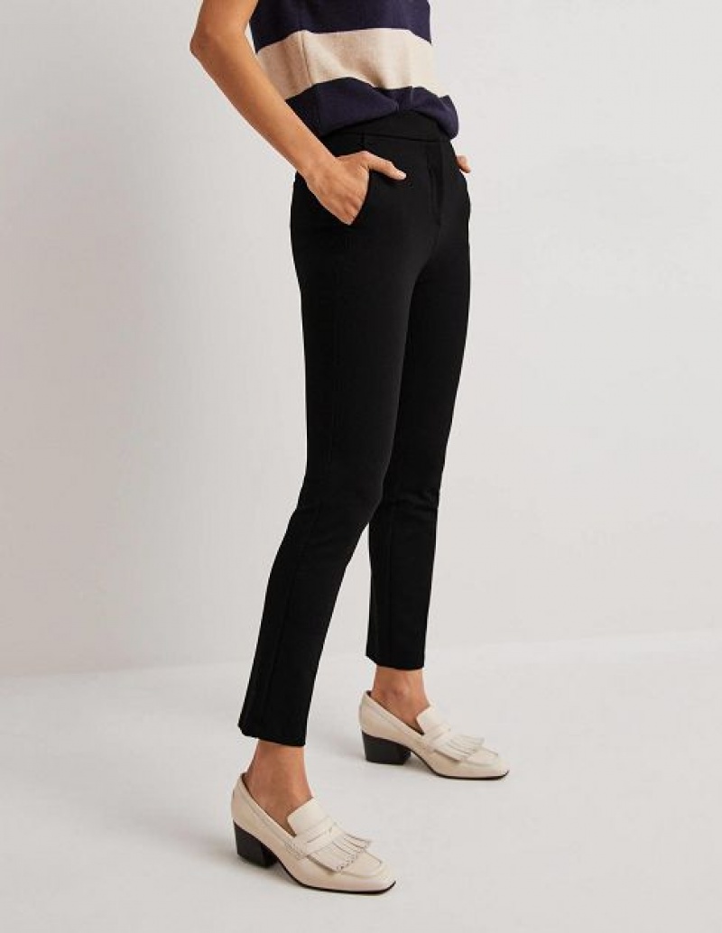 Black Women's Boden Hampshire 7/8 Pants | 26153DFKS