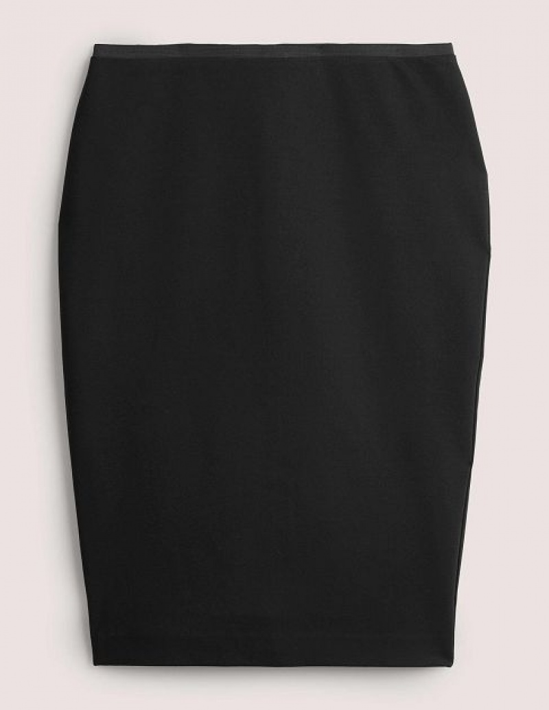 Black Women's Boden Hampshire Ponte Skirts | 81534UNIH