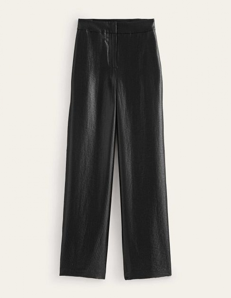 Black Women's Boden High Rise Palazzo Pants | 26418OUFV