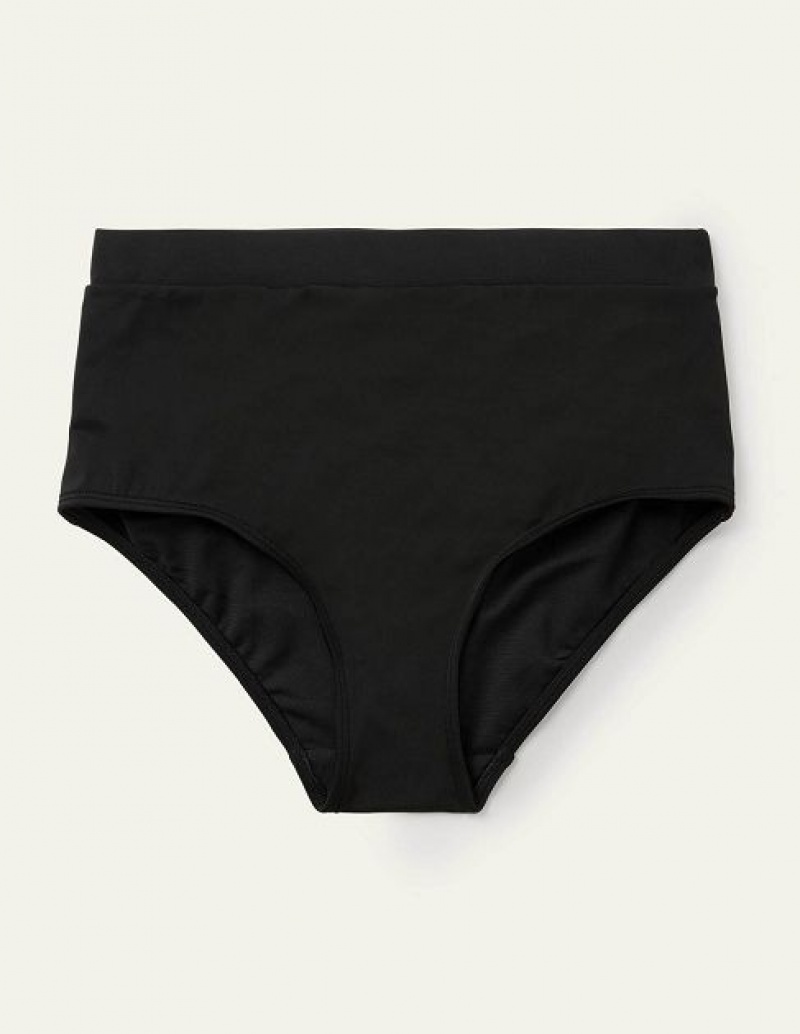 Black Women's Boden High Waisted Bikini Bottoms | 43267CUIE