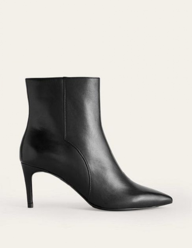 Black Women's Boden Pointed-toe Ankle Boots | 59608CNEL