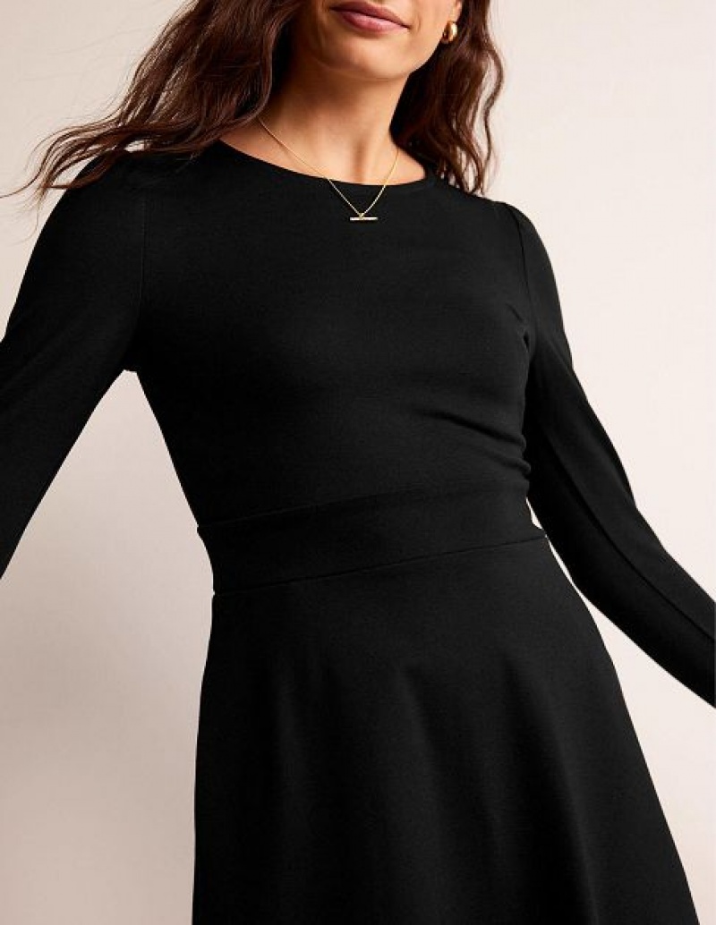 Black Women's Boden Sabrina Ponte Dress | 24805TKSI