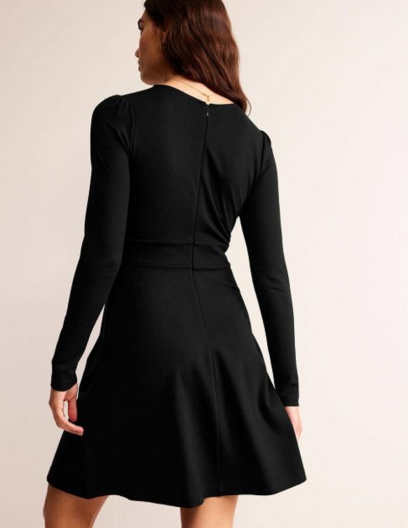 Black Women's Boden Sabrina Ponte Dress | 24805TKSI