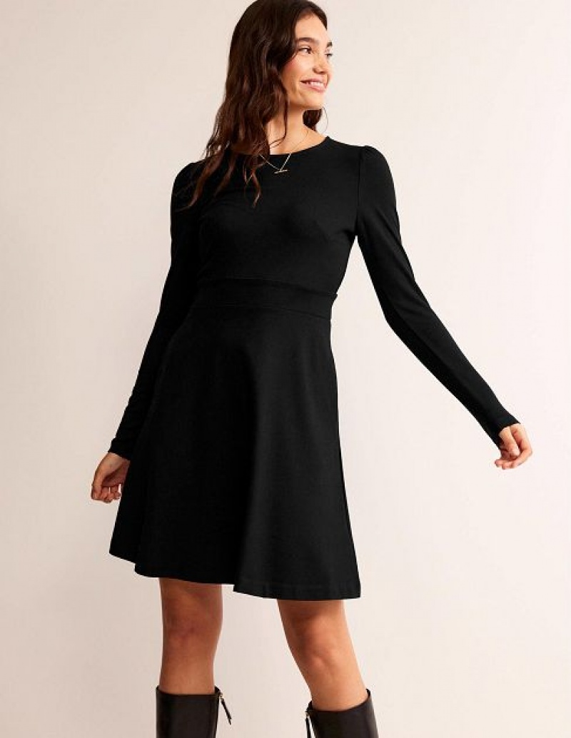 Black Women's Boden Sabrina Ponte Dress | 24805TKSI