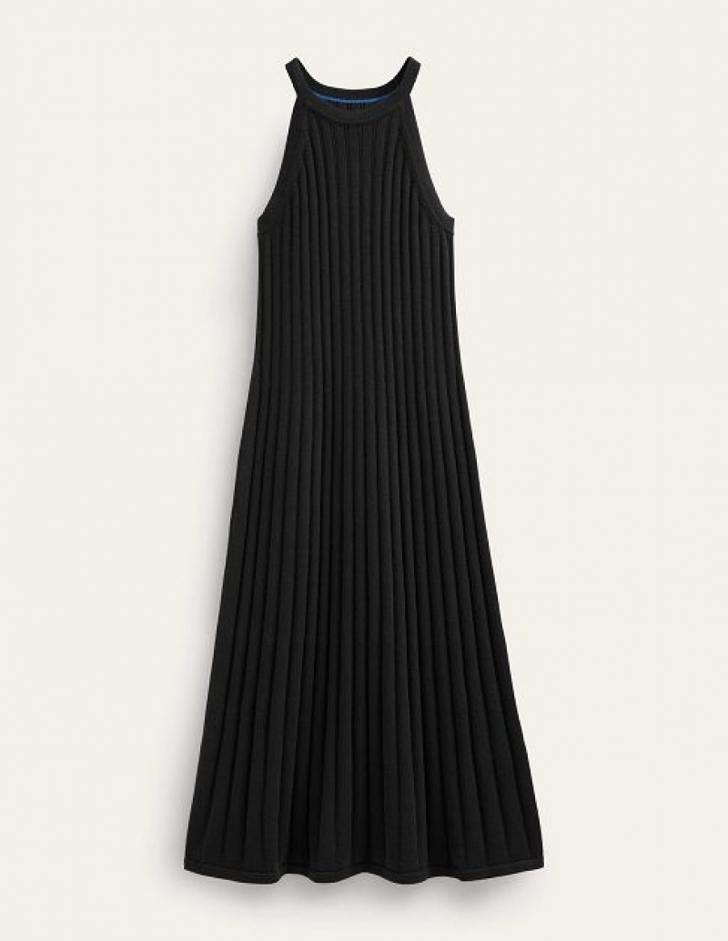 Black Women's Boden Sleeveless Midi Dress | 31295GHYS