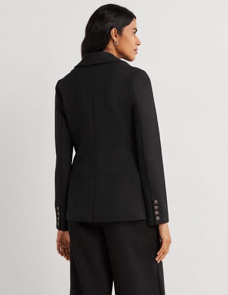 Black Women's Boden Tailored Stretch Jersey Blazers | 02548CBLT