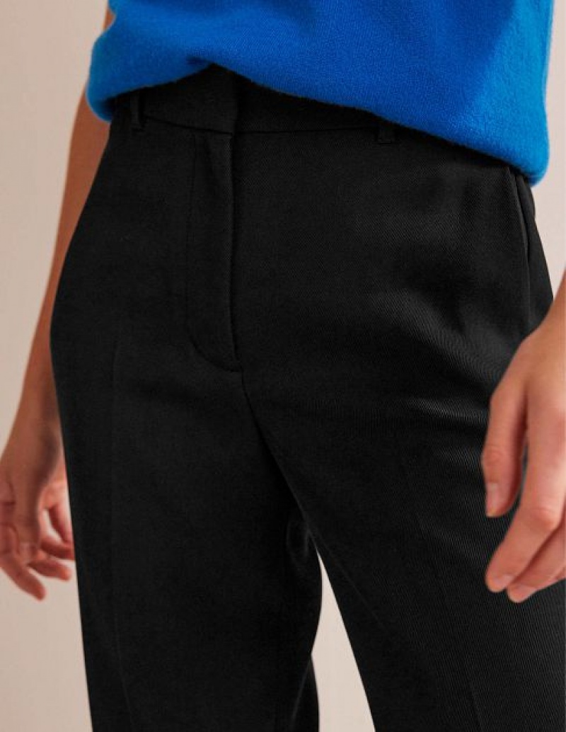 Black Women's Boden Tailored Tapered Pants | 58460NDEX