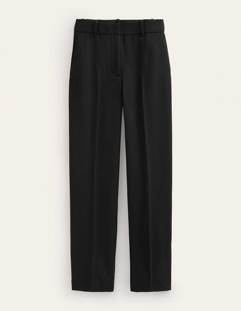 Black Women's Boden Tailored Tapered Pants | 58460NDEX