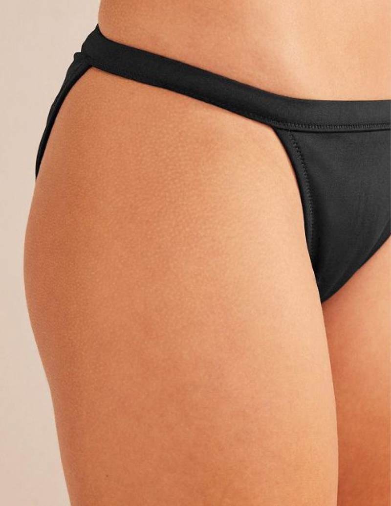 Black Women's Boden Tanga Bikini Bottoms | 82314IFXJ