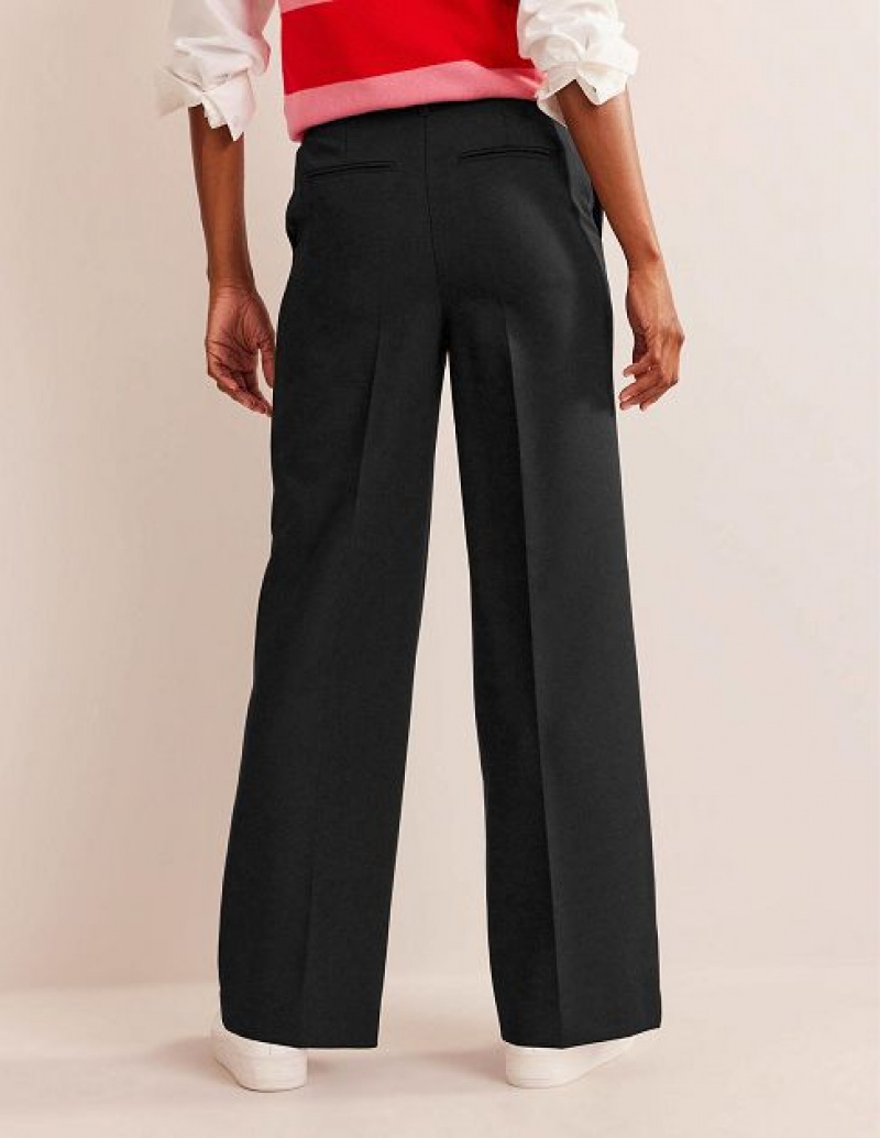 Black Women's Boden Westbourne Wide-leg Pants | 65938TBMP