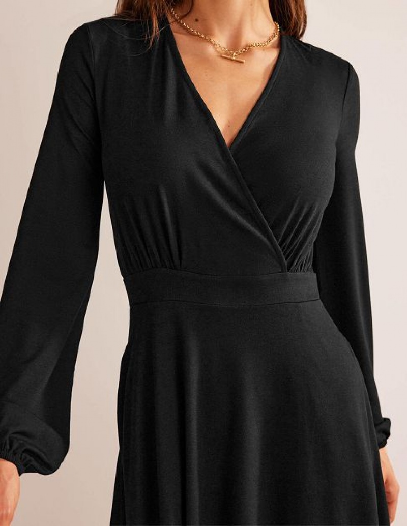 Black Women's Boden Willow Jersey Dress | 53981JCUF