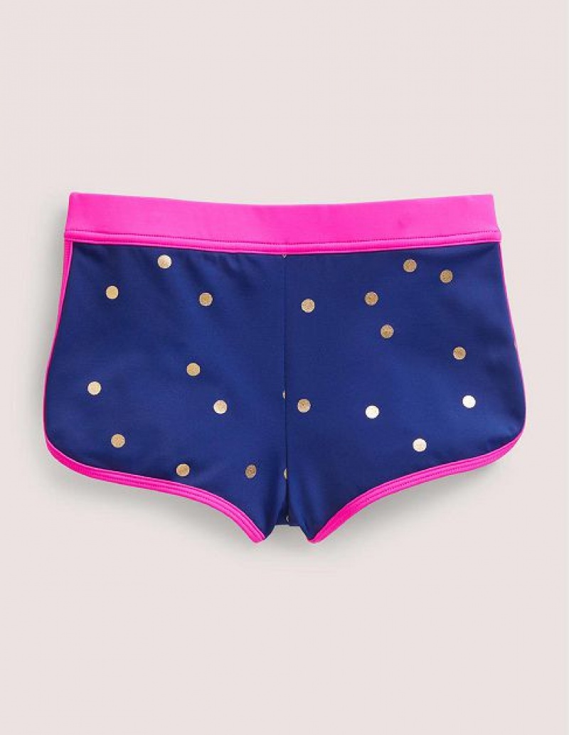 Blue Gold Kids' Boden Patterned Swim Shorts | 85170LQIE