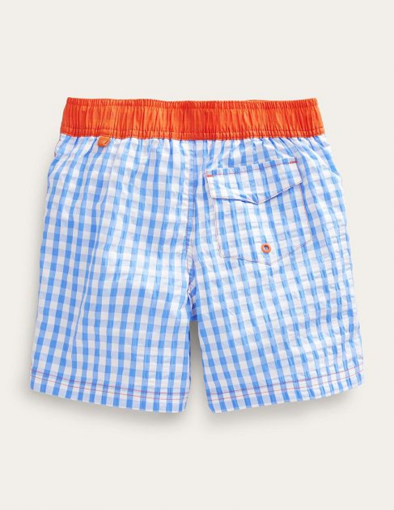 Blue Kids' Boden Board Shorts | 47302GJUQ