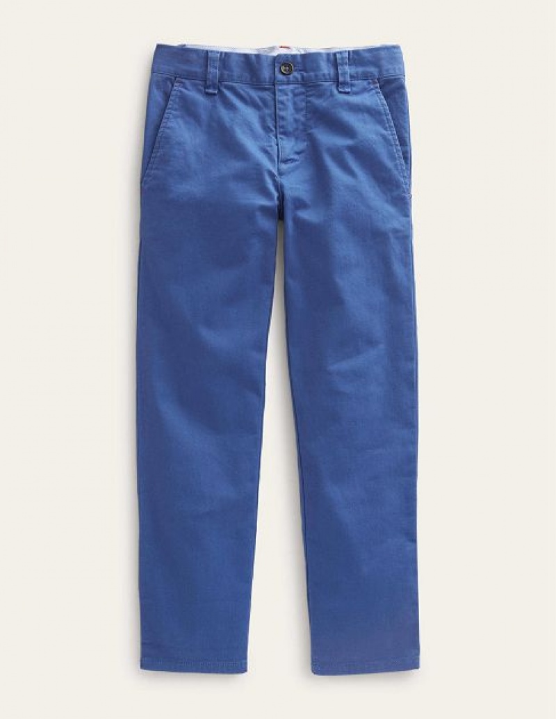 Blue Kids\' Boden Chino Stretch Pants | 67923ANOZ