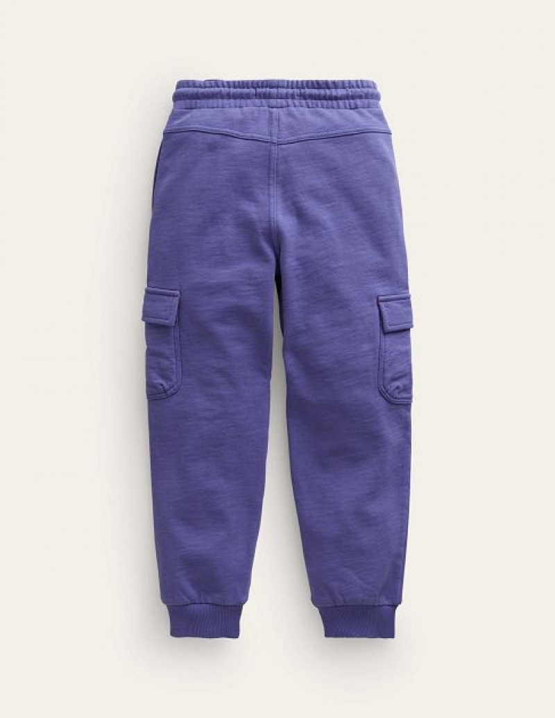 Blue Kids' Boden Garment-dyed Cargo Pants | 75948TVUO