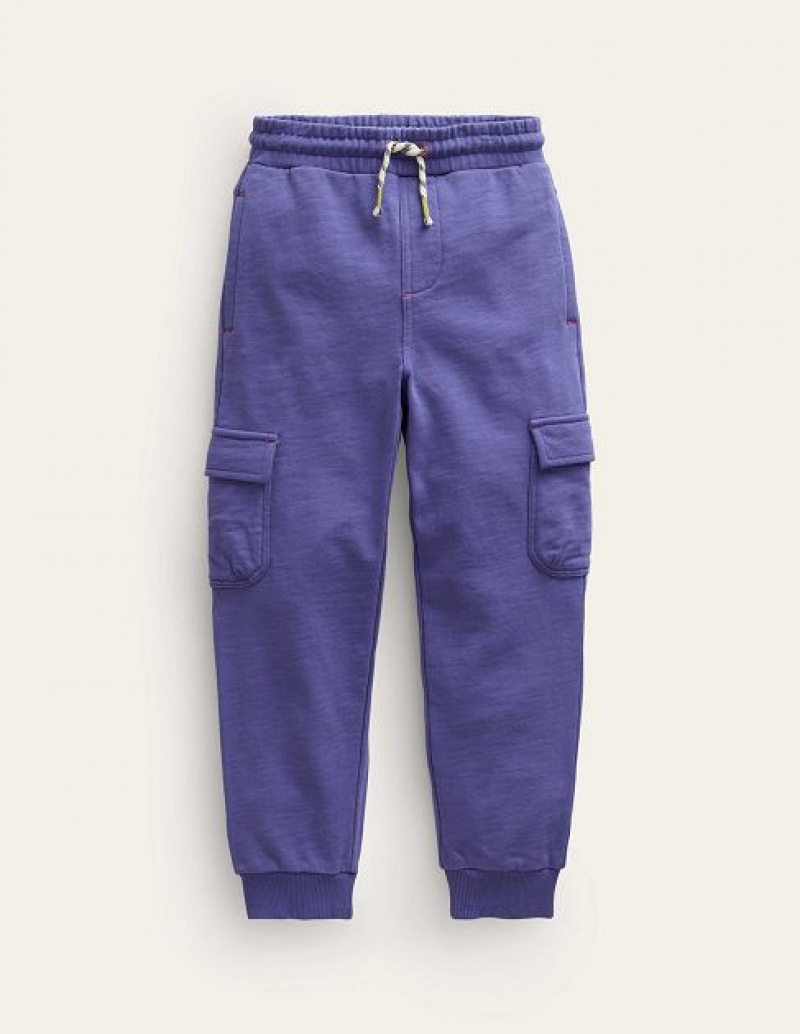 Blue Kids\' Boden Garment-dyed Cargo Pants | 75948TVUO