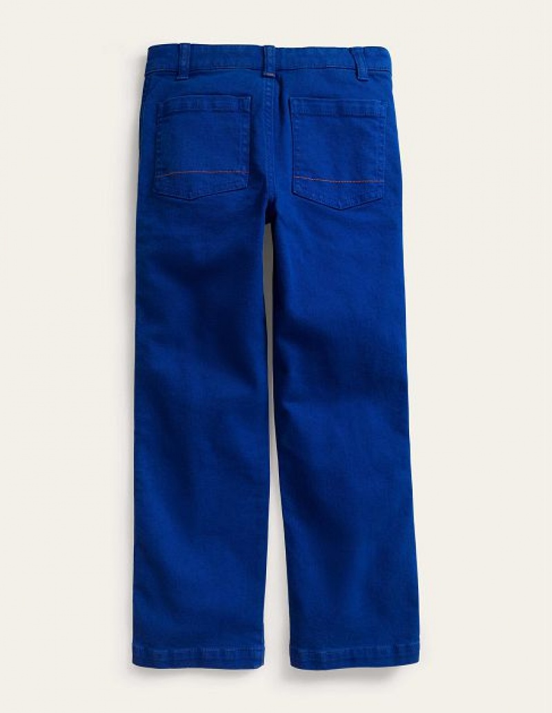 Blue Kids' Boden Relaxed Pocket Pants | 35961GUNE