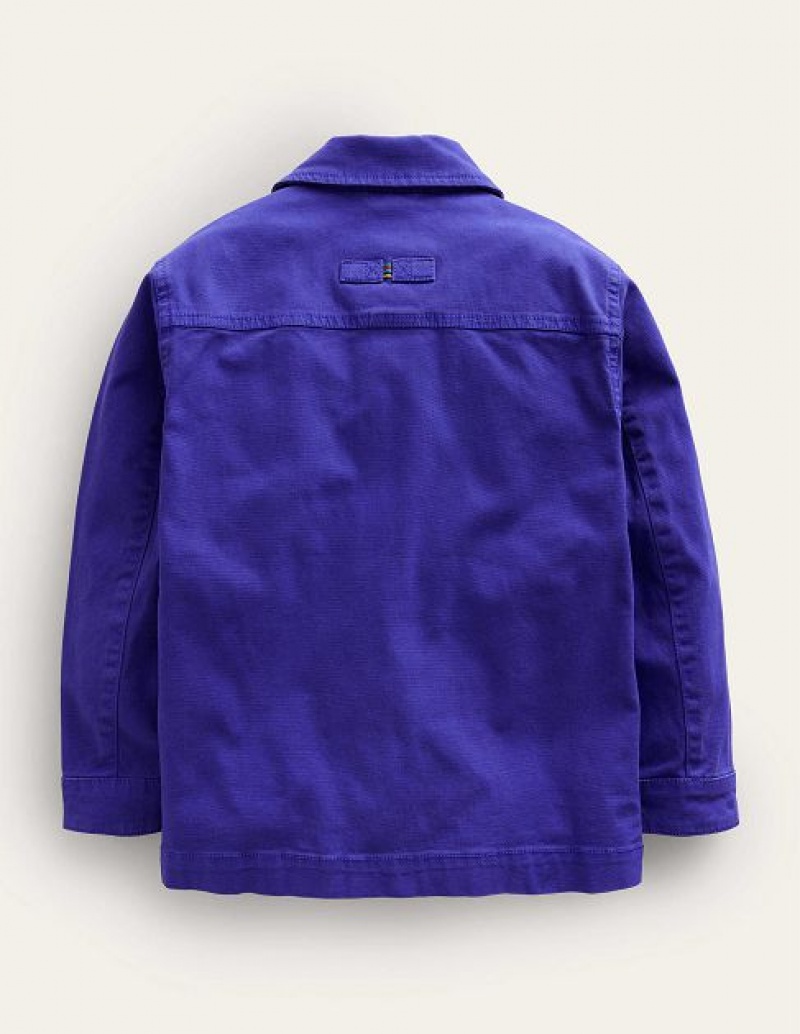 Blue Kids' Boden Utility Jacket Jackets | 71863SLMJ