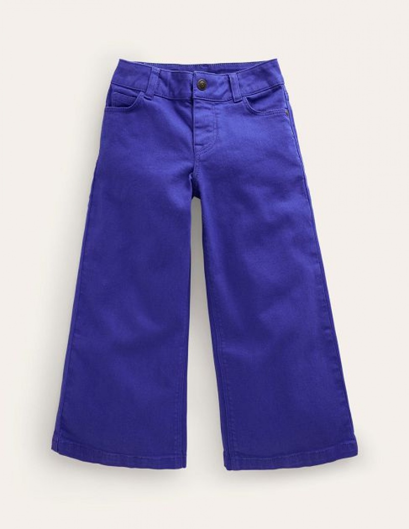 Blue Kids\' Boden Wide Leg Jeans | 10265KQNT