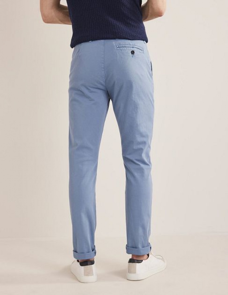 Blue Men's Boden Laundered Chino Pants | 53179MXPC