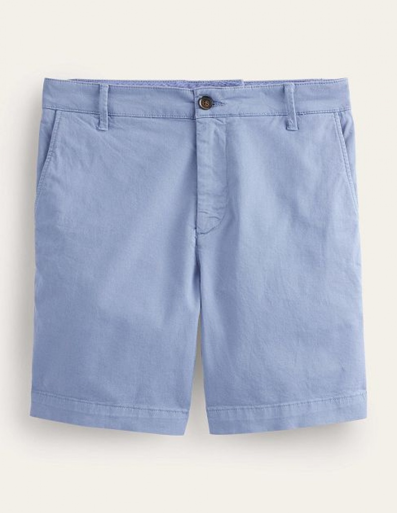 Blue Men's Boden Laundered Chino Shorts | 39142BHTS