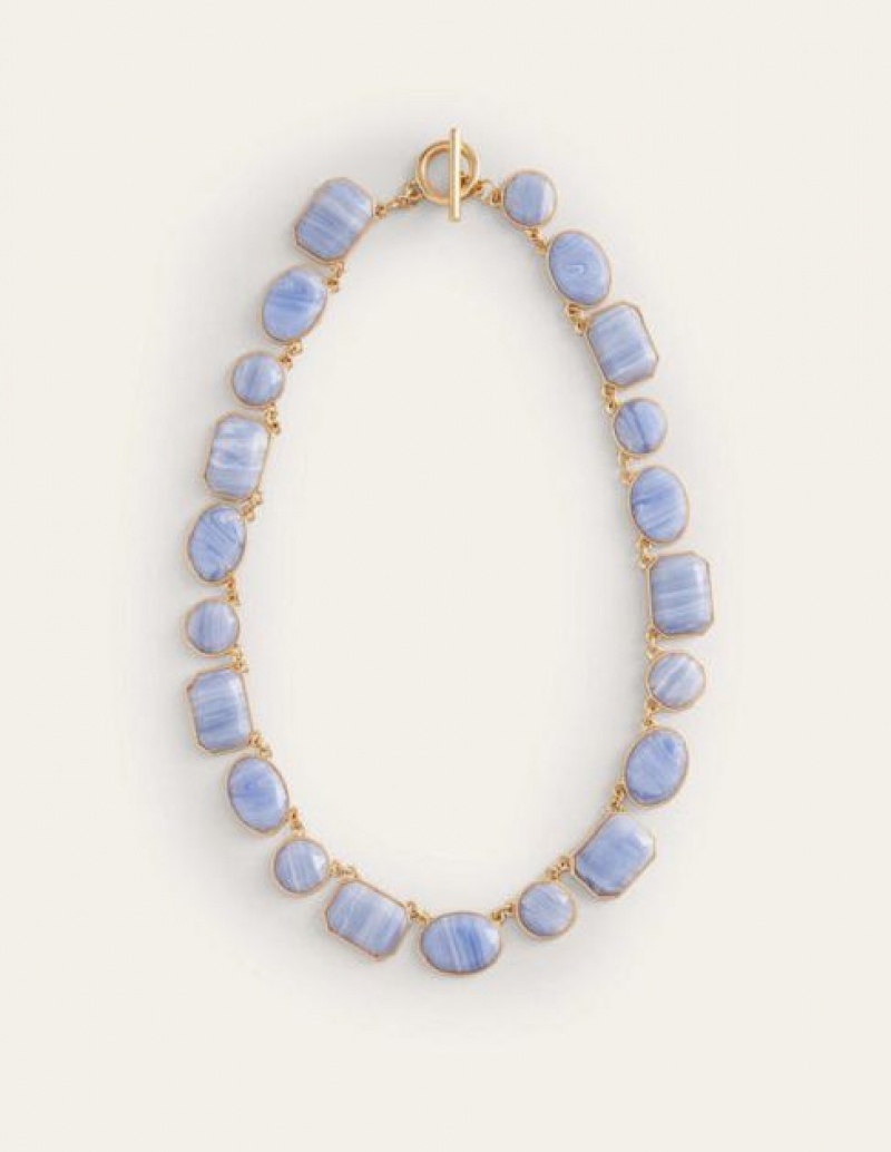 Blue Women's Boden Chunky Semi-precious Necklace | 32895DRZK