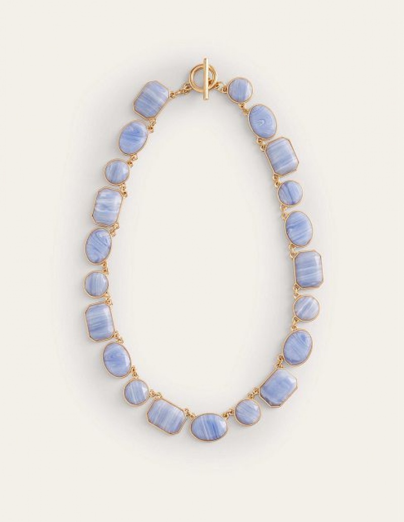 Blue Women\'s Boden Chunky Semi-precious Necklace | 32895DRZK