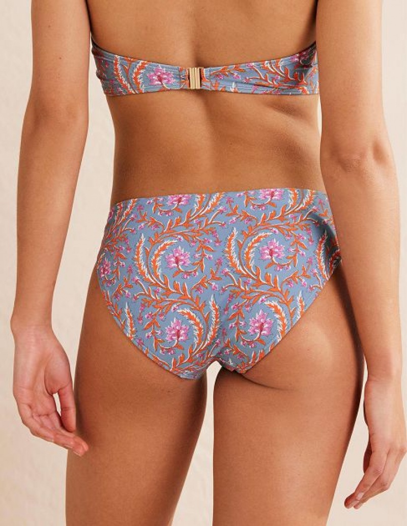 Blue Women's Boden Classic Bikini Bottoms | 07921EOBU