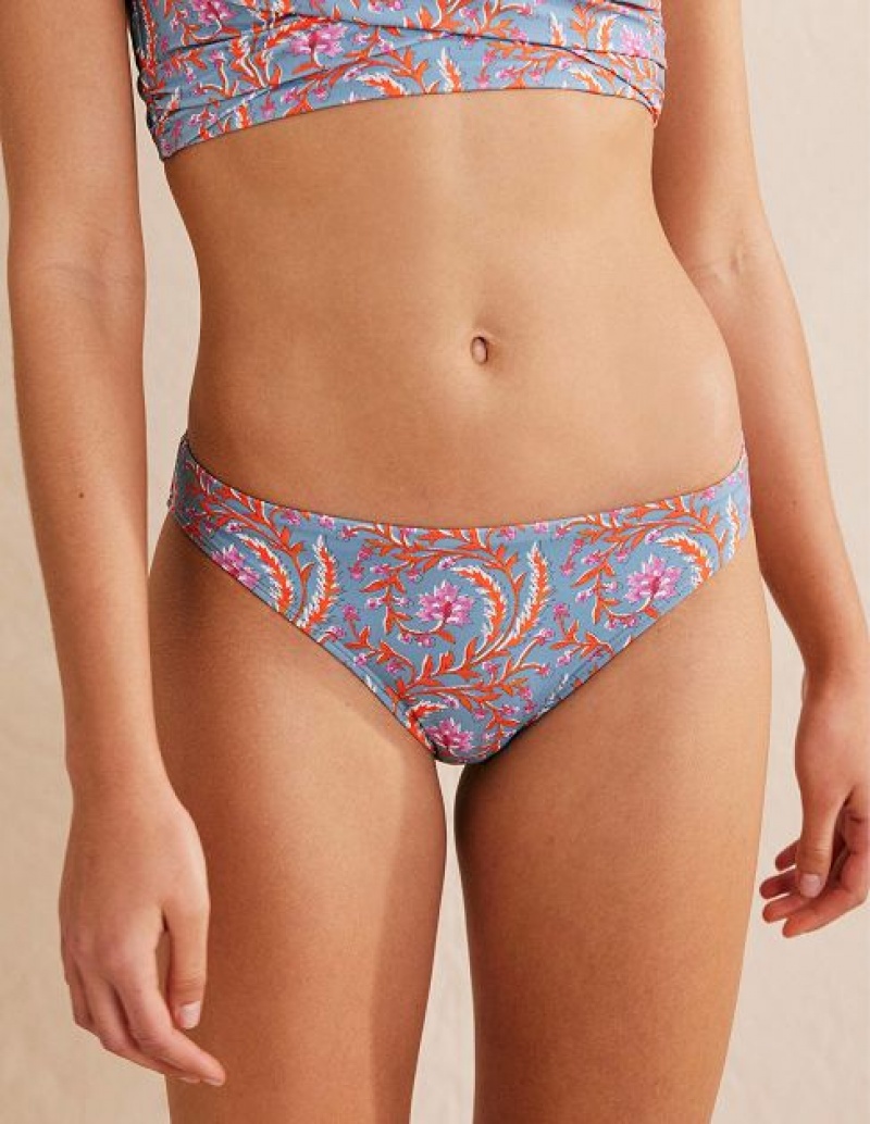 Blue Women's Boden Classic Bikini Bottoms | 07921EOBU